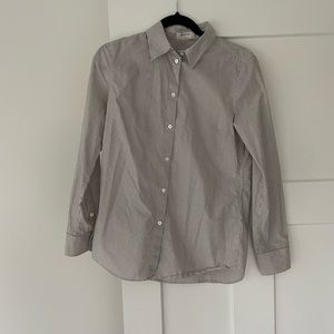 Aritzia striped dress shirt